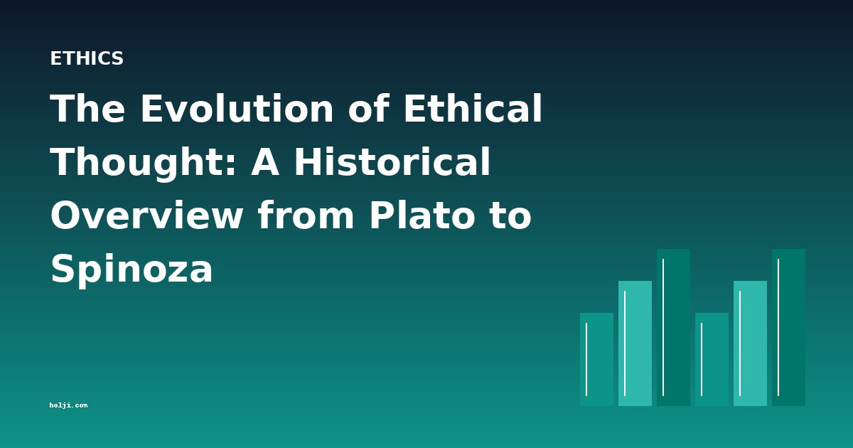 The Evolution of Ethical Thought: A Historical Overview from Plato to Spinoza