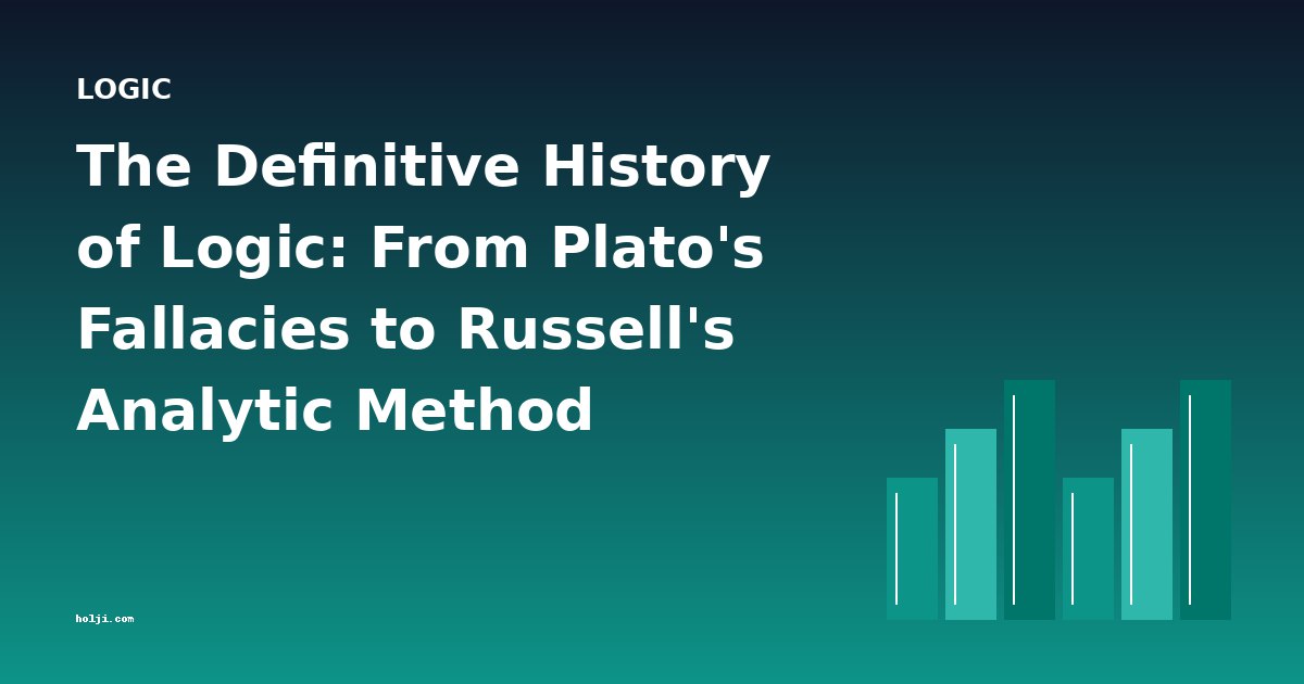 The Definitive History of Logic: From Plato's Fallacies to Russell's Analytic Method
