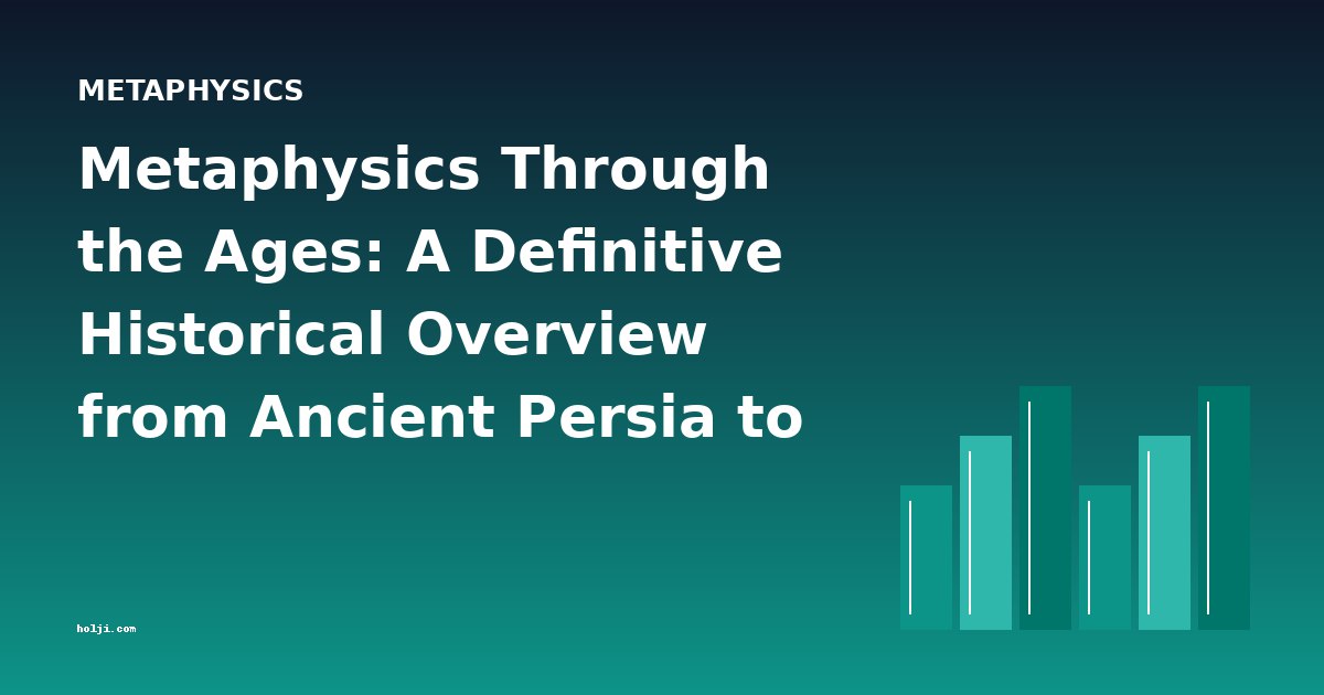 Metaphysics Through the Ages: A Definitive Historical Overview from Ancient Persia to Modern Logic