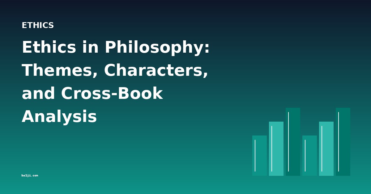 Ethics in Philosophy: Themes, Characters, and Cross-Book Analysis