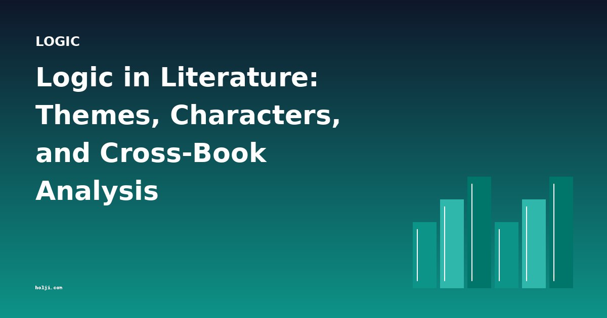 Logic in Literature: Themes, Characters, and Cross-Book Analysis