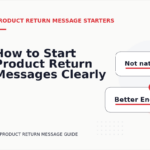 How to Start Product Return Messages Clearly
