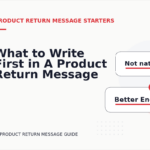 What to Write First in A Product Return Message