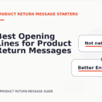 Best Opening Lines for Product Return Messages