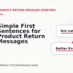 Simple First Sentences for Product Return Messages